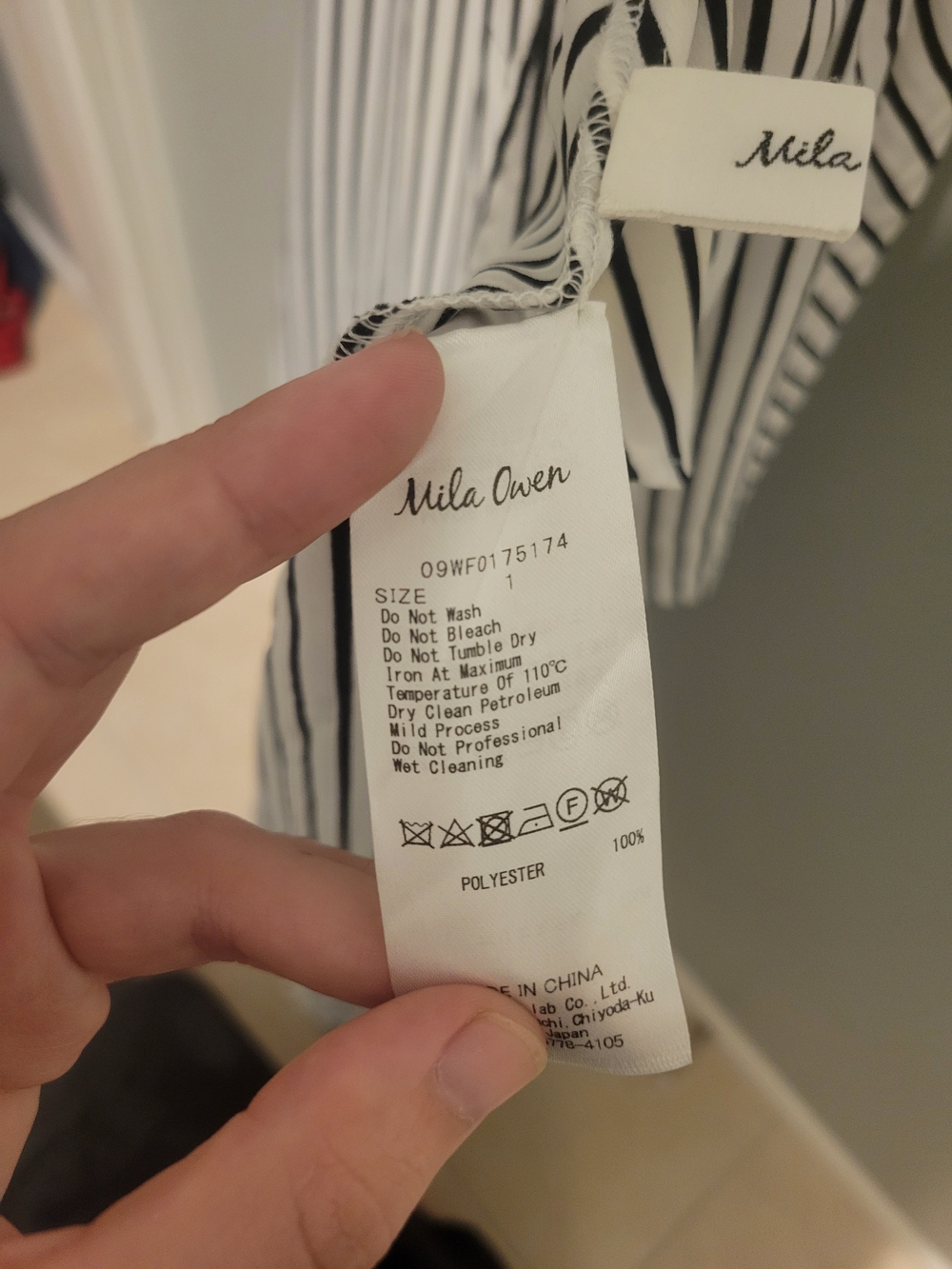 🍡Mila Owen Dress with Tie Waist (Bought In Hong Kong 🇭🇰) READ - Picture 5 of 6